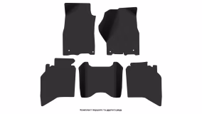 Interior mats for the Dodge Ram 1500 Sport 2009-2018 IV generation EU Pickup 4-door Crew Cab - Фото 2
