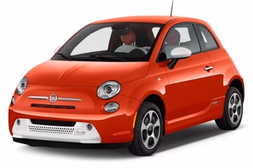 Interior mats for the Fiat 500e 2013-2020 I generation US Hatchback Electro
