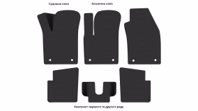 Interior mats for the Fiat 500 2007-2015 I generation EU Hatchback pre-restyling - Фото 5