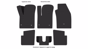 Interior mats for the Fiat 500 2007-… I generation US Hatchback - Фото 6