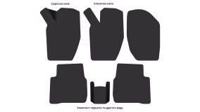 Interior mats for the Fiat Croma 1985-1996 I generation EU Sedan - Фото 3