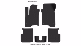 Interior mats for the Fiat Panda 2011-2026 III generation EU Hatchback - Фото 3