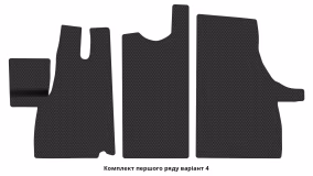 Interior mats for the Fiat Ducato 1994-2006 II generation EU VAN - Фото 2