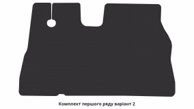 Interior mats for the Fiat Ducato 1994-2006 II generation EU VAN - Фото 4