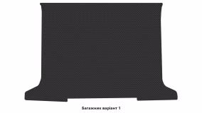 Interior mats for the Fiat Doblo (263) 2010-2014 II generation EU Minivan pre-restyling - Фото 2