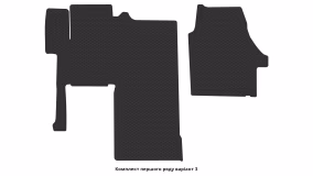 Interior mats for the Fiat Ducato 2006-2014 III generation EU VAN pre-restyling - Фото 2