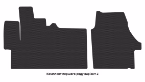 Interior mats for the Fiat Ducato 2006-2014 III generation EU VAN pre-restyling - Фото 3