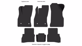 Interior mats for the Fiat Doblo Cargo (263) 2014-2022 II generation EU Minivan restyling - Фото 2