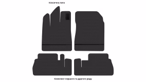 Interior mats for the Fiat Doblo (K9) 2022-… III generation EU Minivan - Фото 3