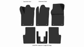 Interior mats for the Fiat 500 2015-… I generation EU Hatchback restyling - Фото 4
