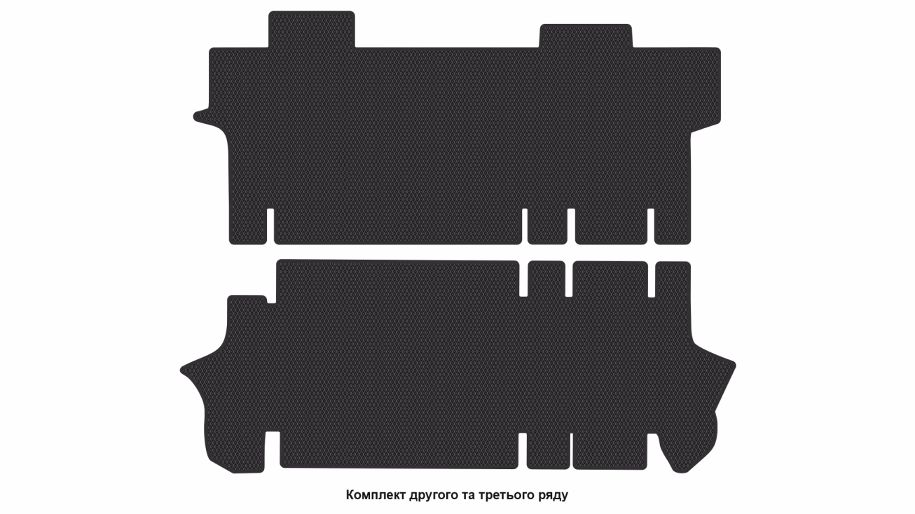 Interior mats for the Fiat Scudo 2022-… III generation EU VAN - Фото 3