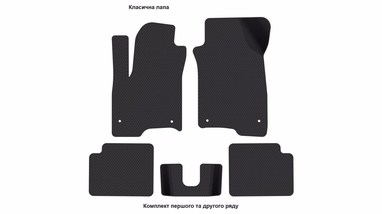 Interior mats for the Fiat Panda 2011-2026 III generation EU Hatchback Hybrid (MHEV) - Фото 2