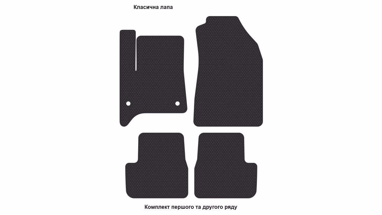 Interior mats for the Fiat Grande Panda 2024-… I generation EU Hatchback Electro (BEV) - Фото 2