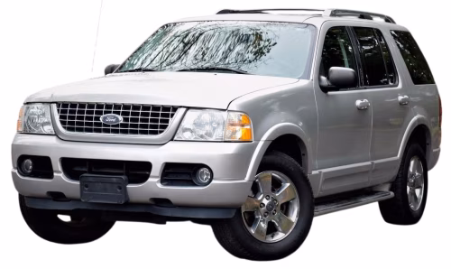 Interior mats for the Ford Explorer 2001-2006 III generation US Crossover 5-door 7-seater