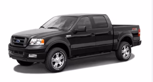 Interior mats for the Ford F-150 2004-2008 XI generation US Pickup 4-door Crew Cab