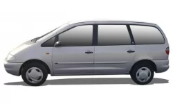 Коврики в салон Ford Galaxy (WGR) 2000 - 2006 I поколение EU Minivan рест 7-ми местная 