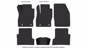 Interior mats for the Ford Focus (C307) 2004-2011 II generation EU Universal - Фото 5