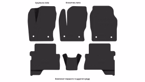 Interior mats for the Ford Kuga 2016-2019 II generation EU Crossover restyling - Фото 4