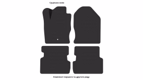 Interior mats for the Ford Focus (C170) 2004-2007 I generation US Sedan restyling - Фото 3
