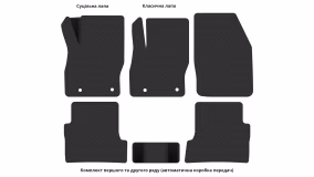 Interior mats for the Ford Focus (C307) 2004-2011 II generation EU Sedan - Фото 5