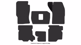 Interior mats for the Ford Explorer 1990-1994 I generation EU Crossover - Фото 2