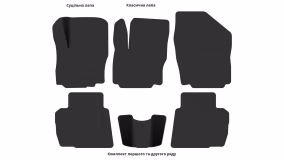 Interior mats for the Ford Mondeo 2007-2010 IV generation EU Liftback pre-restyling - Фото 3