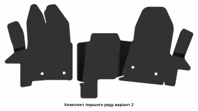 Interior mats for the Ford Transit 2014-2019 VII generation EU VAN pre-restyling - Фото 3