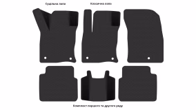 Interior mats for the Ford Escape 2019-… IV generation US Crossover - Фото 5