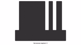 Interior mats for the Ford Tourneo Custom 2023-… II generation EU VAN 4-door 8-seater - Фото 6