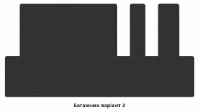 Interior mats for the Ford Tourneo Custom 2023-… II generation EU VAN 4-door 8-seater - Фото 7