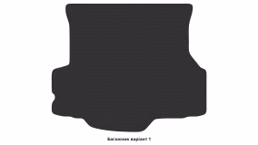 Interior mats for the Ford Fiesta (Mk7) 2008-2019 VI generation US Sedan - Фото 3