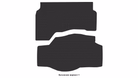 Interior mats for the Ford Fusion 2012-2016 II generation US Sedan pre-restyling Hybrid - Фото 2