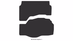 Interior mats for the Ford Fusion 2016-2020 II generation US Sedan restyling Hybrid - Фото 2
