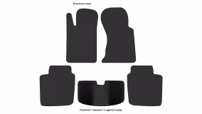 Interior mats for the Ford Scorpio 1985-1994 I generation EU Universal - Фото 2
