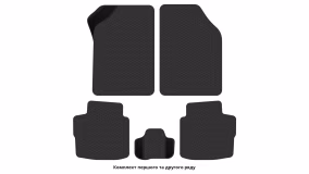 Interior mats for the Ford Escort (IV) 1986-1990 IV generation EU Sedan - Фото 2