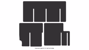 Interior mats for the Ford Transit 2014-… VII generation US VAN Exrta-Long - Фото 3