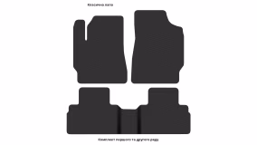 Interior mats for the Ford Escape 2000-2007 I generation US Crossover - Фото 3
