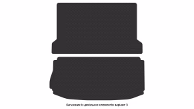 Interior mats for the Ford Explorer 2016-2019 V generation US Crossover restyling 6-seater - Фото 2