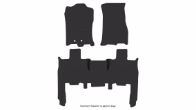 Interior mats for the Ford Expedition Limited (U324) 2007-2017 III generation US Crossover 8-seater - Фото 5