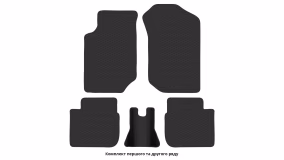 Interior mats for the Ford Escort (III) 1980-1986 III generation EU Universal - Фото 2