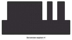 Interior mats for the Ford Tourneo Custom 2023-… II generation EU VAN 5-door 9-seater - Фото 9