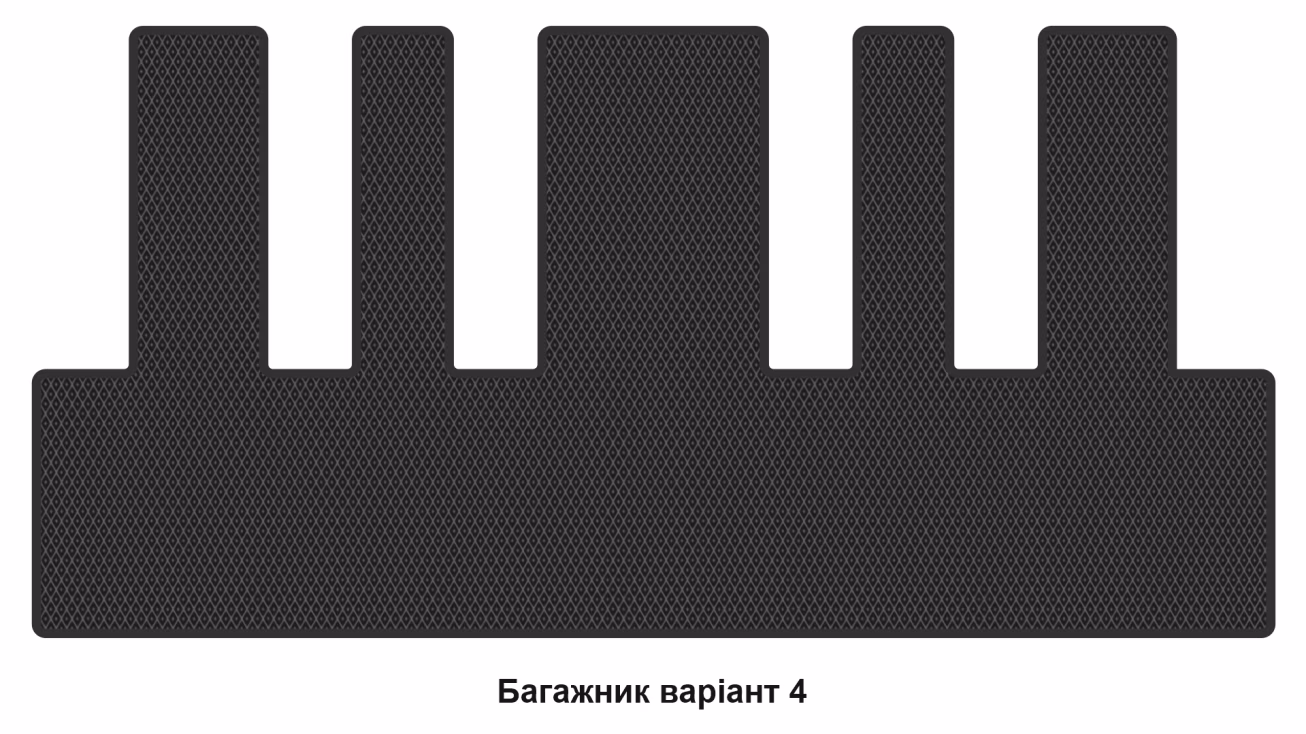 Interior mats for the Ford Tourneo Custom 2023-… II generation EU VAN 5-door 8-seater - Фото 8