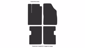 Interior mats for the Ford Ka (RU8) 2008-2016 II generation EU Hatchback - Фото 2