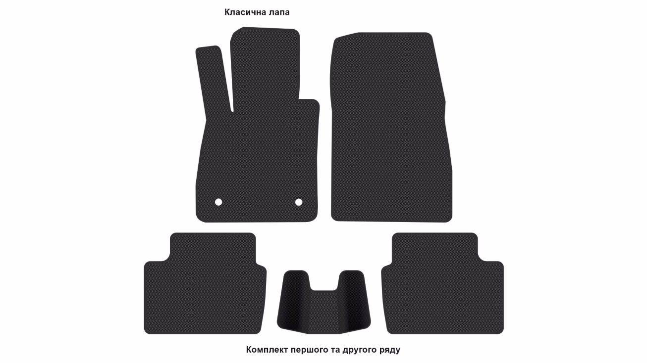 Interior mats for the Ford Fiesta (Mk 8) 2017-2023 VII generation EU Hatchback 3-door - Фото 2