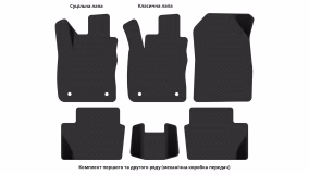Interior mats for the Ford Fiesta (Mk7) 2008-2017 VI generation EU Hatchback 5-door - Фото 5