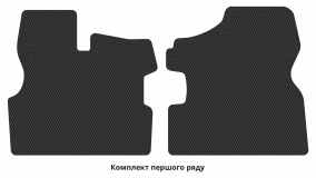 Interior mats for the Ford Transit 1994-2003 IV generation EU VAN restyling - Фото 2