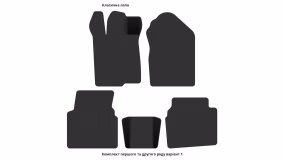 Interior mats for the Ford Fusion 2009-2012 I generation US Sedan restyling - Фото 3