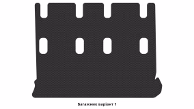 Interior mats for the Ford Galaxy (WGR) 1995-2000 I generation EU Minivan pre-restyling 7-seater - Фото 5