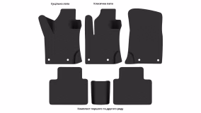 Interior mats for the Geely Atlas Pro (NL-3B) 2020-… I generation EU Crossover - Фото 4