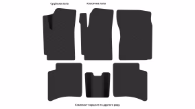 Interior mats for the Geely MK 2006-2014 I generation EU Sedan - Фото 3